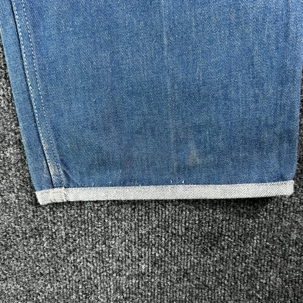 Levi's 501XX‎ Original Fit Blue Jeans Button Fly Mens Measures Size 42x30 Baggy
